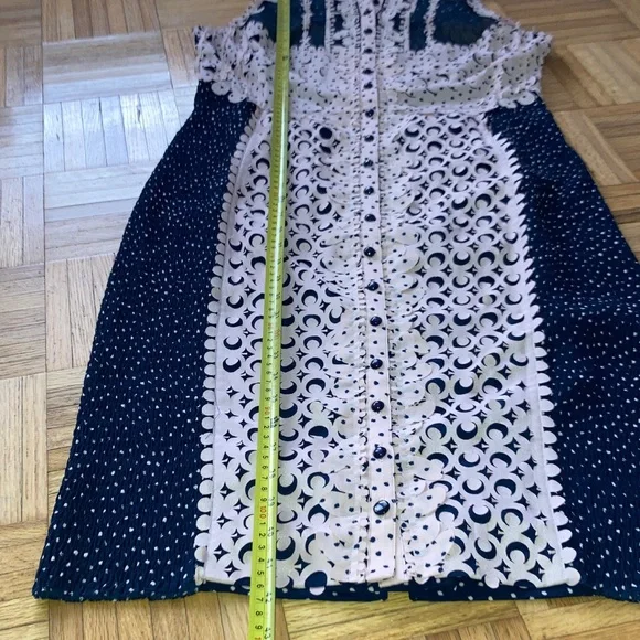 Anthropologie BEGUILE by Byron Lars Lasercut Sheath Lace Midi Dress 8 NWOT - Picture 13 of 16